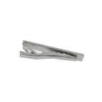 Silver Concave Tie Bar