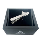 Silver with Horse Head Tie Bar