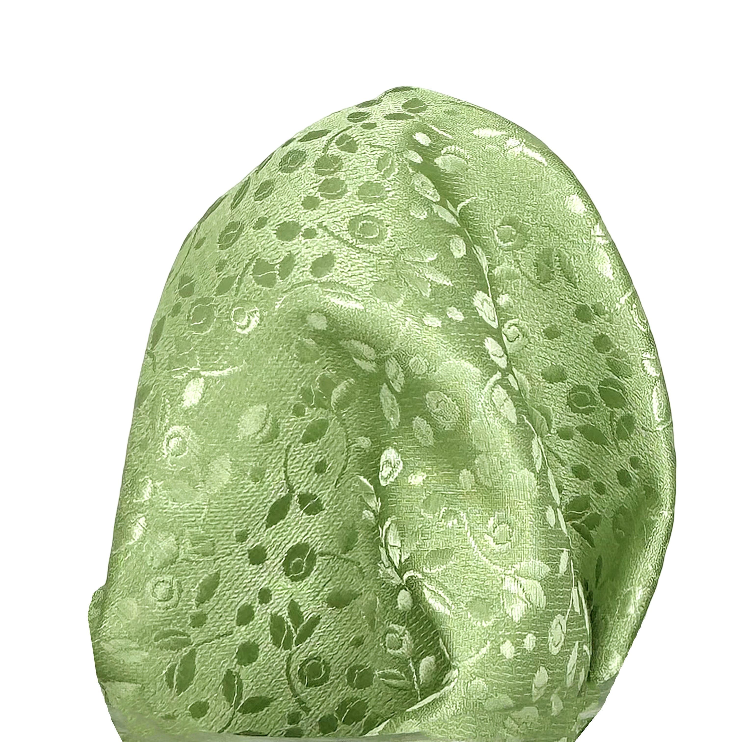 Sage Luxury Mini Floral Weave Pocket Square