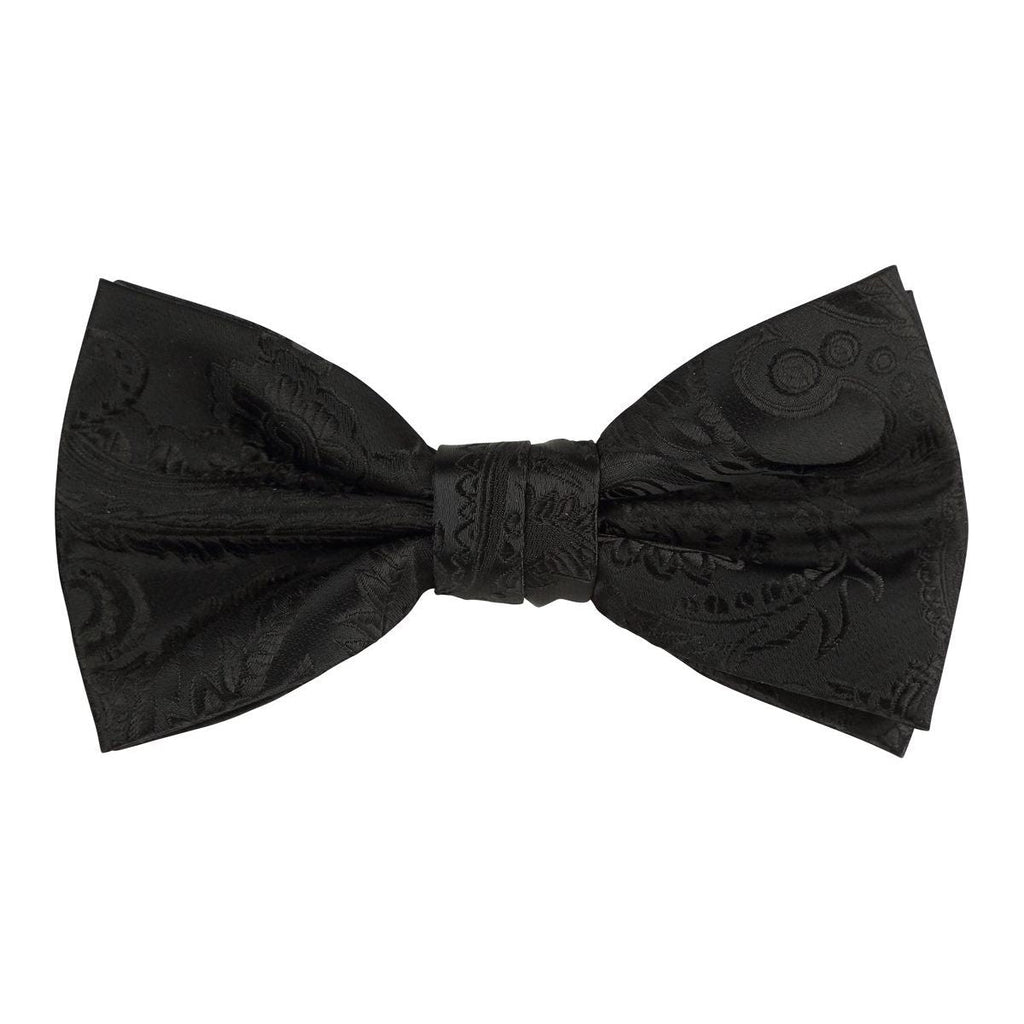 james adelin black floral bow tie