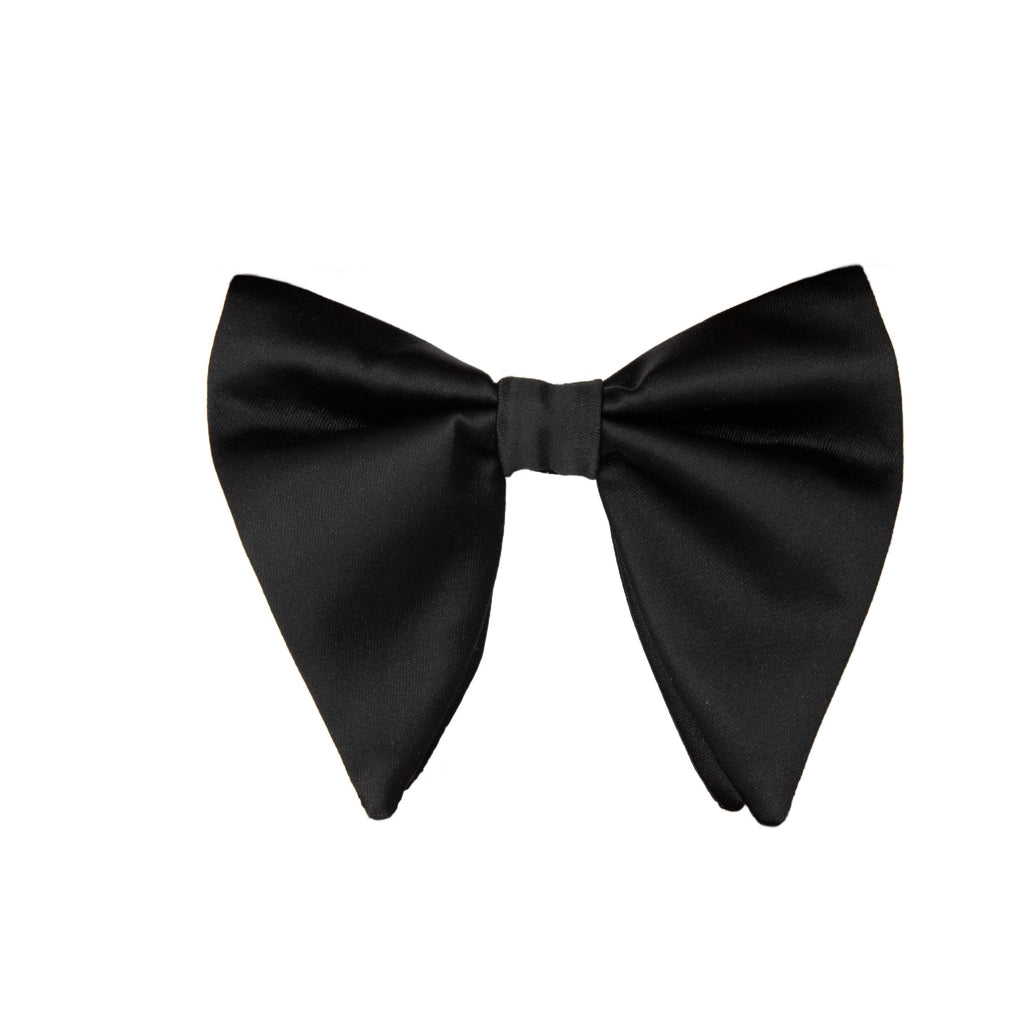 Black Butterfly (Tom Ford Style) Luxury Satin Weave Bow Tie