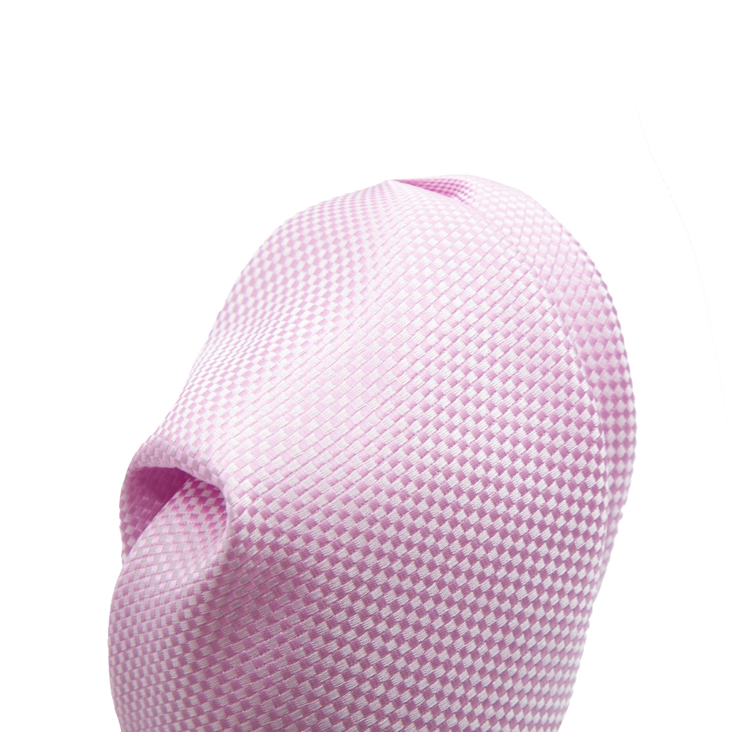 Soft Pink Luxury Textured Weave Pocket Square