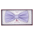 Soft Purple Luxury Textured Weave Bow Tie