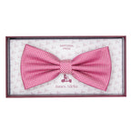 Soft Magenta Luxury Textured Weave Bow Tie
