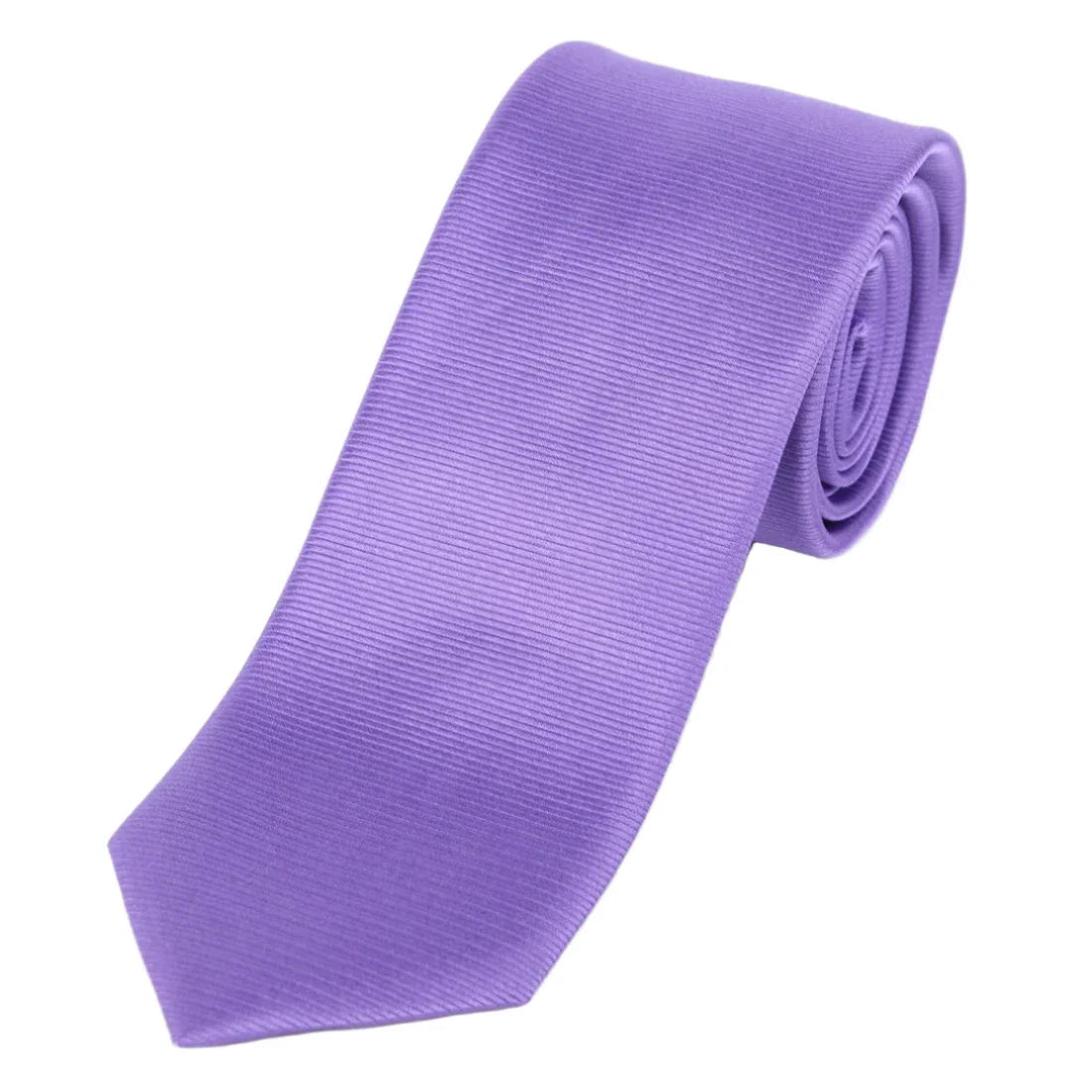 Purple Silk Twill Weave Neck Tie