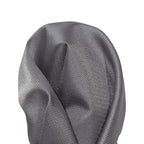Charcoal Luxury Textured Weave Pocket Square