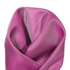 Magenta Luxury Textured Weave Pocket Square