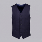 Dynasty Vest Navy Check