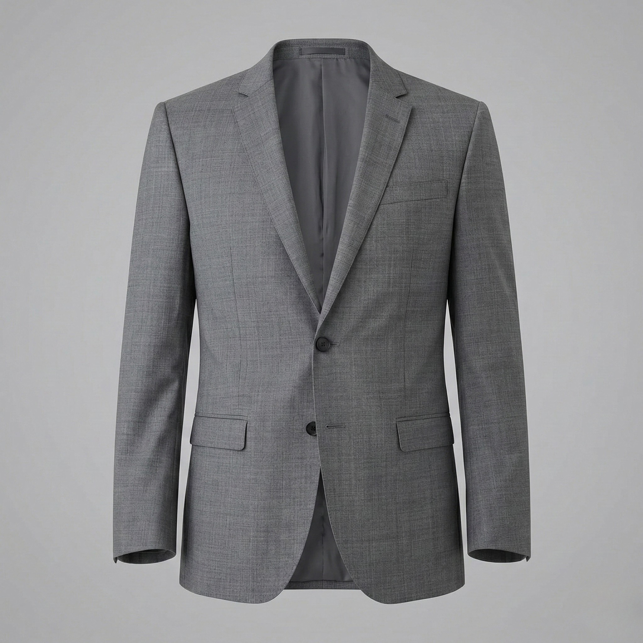 Monaco Jacket Pure Wool Grey
