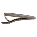mens silver grey tie clip