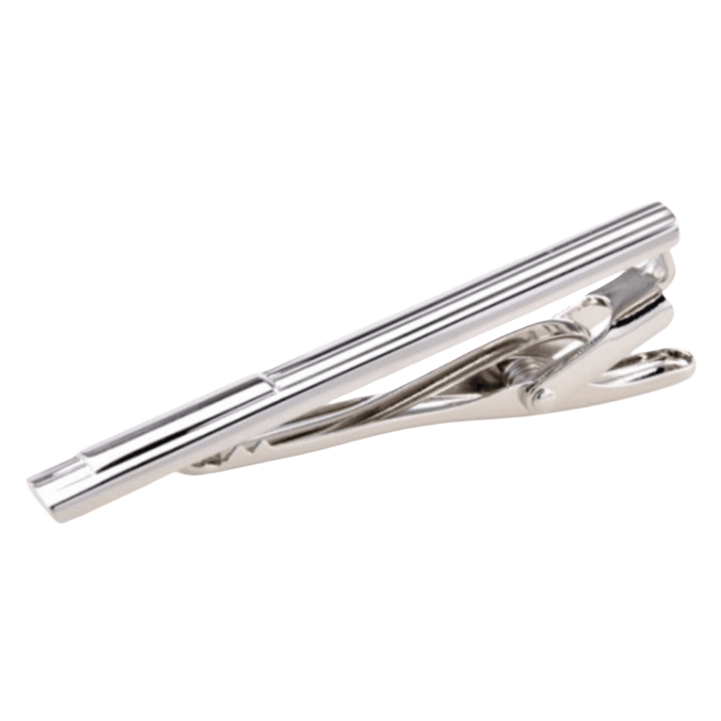Silver Bar Mens Tie Bar