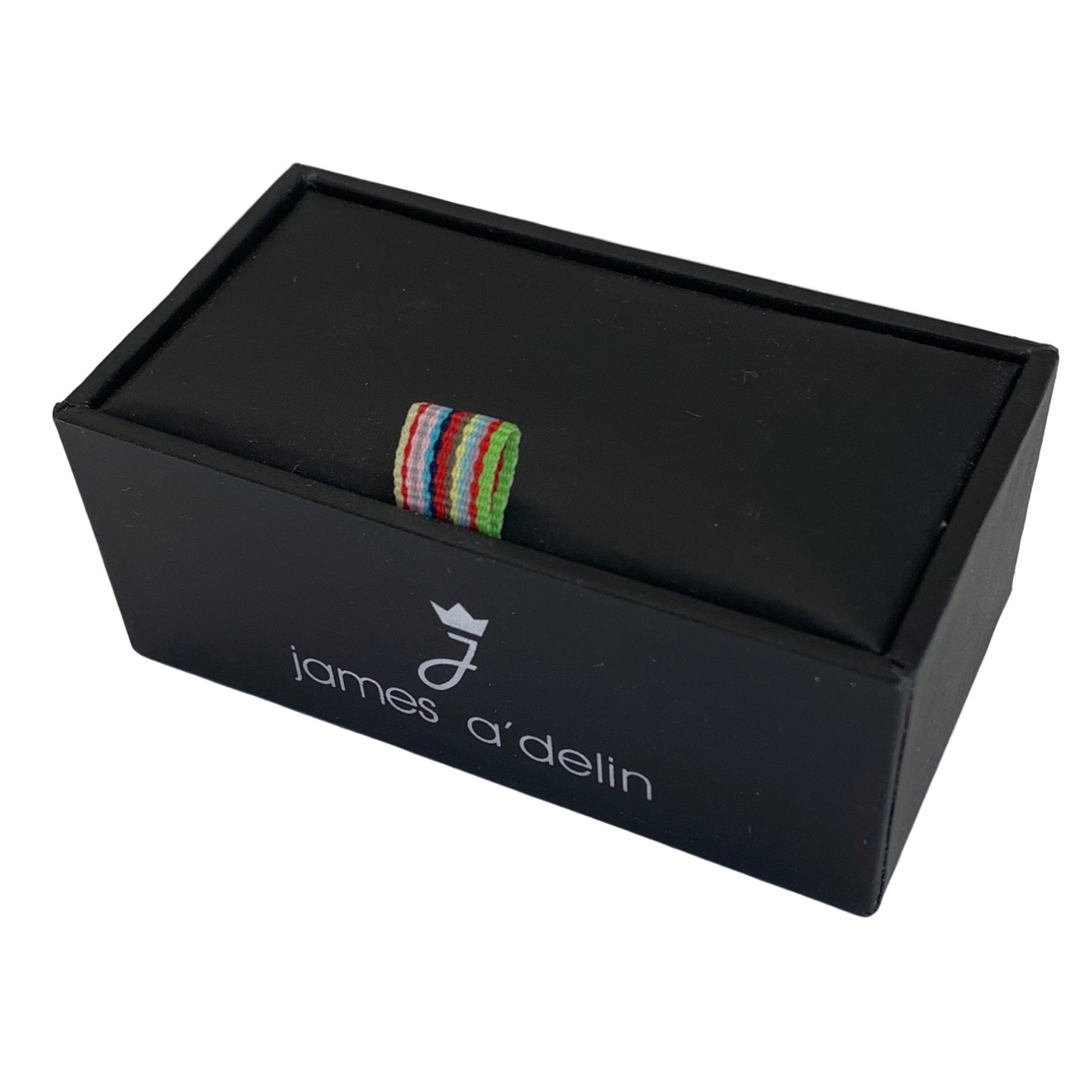 james adelin tie clip in a black gift box